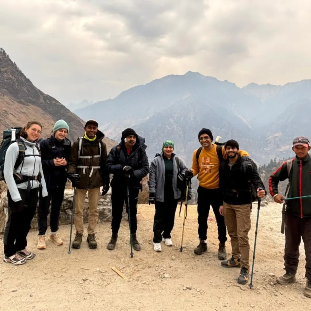 Book Your Pangarchulla Peak with @thenorthernmonk ☑️.Recent Batch summit 15069ft .#uttarakhand